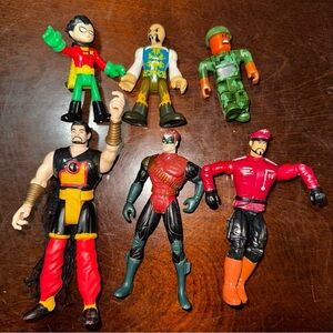 Kenner The Shadow Battle Shiwan Khan Action Figure 1994 + 5 More Action Figures